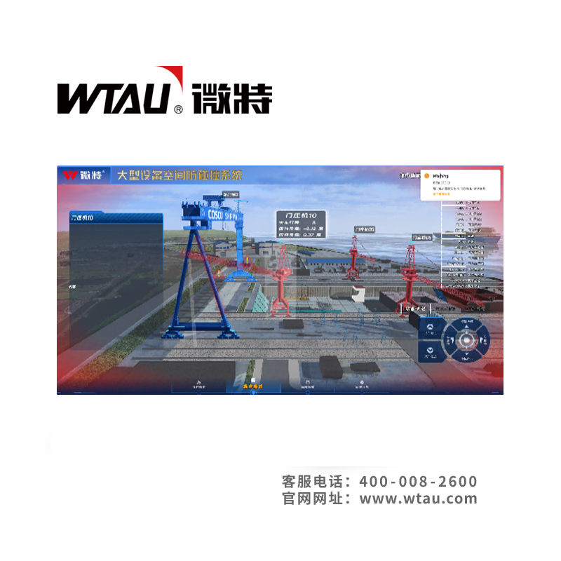 船塢吊機群防碰撞系統及數字化智控遠程平臺